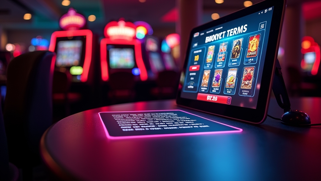 Tabla de condiciones del bono con juegos elegibles y requisitos de apuesta